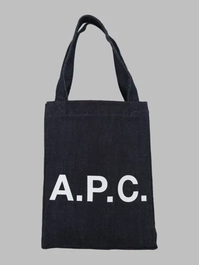 A.p.c. Borsa Tote "lou" Small In Blue