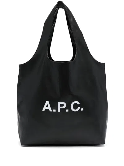 A.p.c. Borsa Tote Ninon In Black