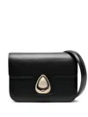 Apc A.p.c. Structured Cowhide Leather Shoulder Bag In Lzz