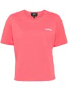 Apc Box T-shirt In Pink