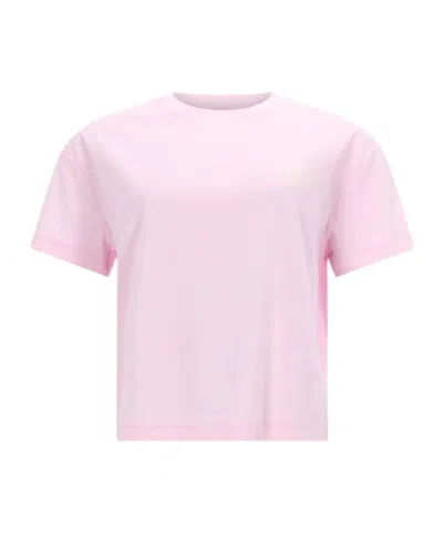 A.p.c. Boxy Logo T-shirt In Pink