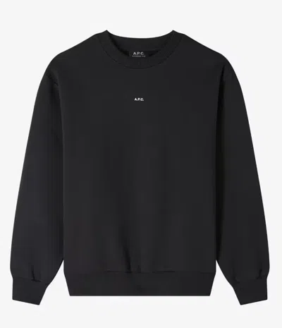 Apc A.p.c. Boxy Micro Logo In Black