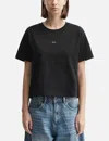Apc Boxy Micro Logo T-shirt In Black