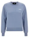 Apc A.p.c. 'boxy Petit Vpc' Sweatshirt In Blue