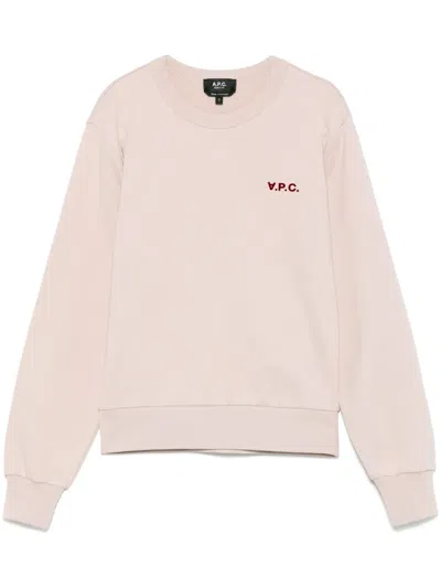 Apc Boxy Petit Vpc Sweatshirt In Pink