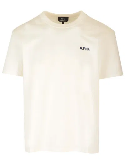 Apc Boxy Petit Vpc T-shirt In White