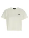 Apc A.p.c. 'carol' Boxy T Shirt With Logo Print In White
