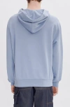 Apc A.p.c. Boxy Petite V.p.c. Logo Hoodie In Blue