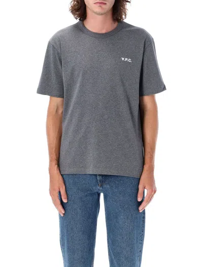 Apc A.p.c. Boxy Petite Vpc T-shirt In Gray