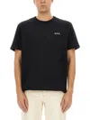 Apc A.p.c. Boxy T-shirt In Black