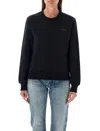 Apc A.p.c. Sweatshirt With Logo In Black Purple