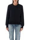 Apc A.p.c. Sweatshirt With Logo In Black Purple