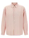 Apc Striped Boyfriend Shirt With Front Pocket