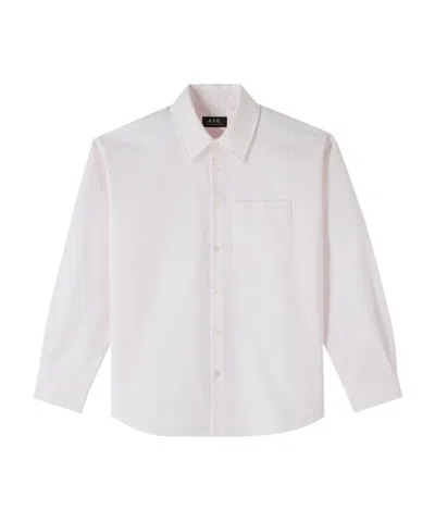 APC A.P.C. LONG-SLEEVED STRAIGHT-HEM SHIRT