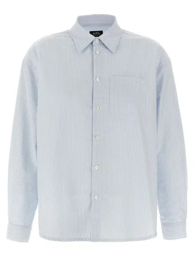 Apc Boyfriend Shirt And Blouse Light Blue