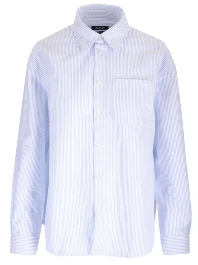 APC BOYFRIEND SHIRT IN ORGANIC COTTON A.P.C.