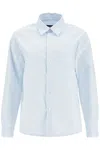 Apc A. P.c. Women's Striped Boyfriend Shirt In White