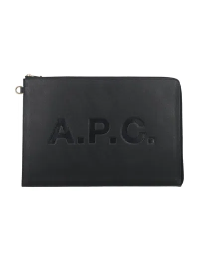Apc Briefcase With Logo In Black