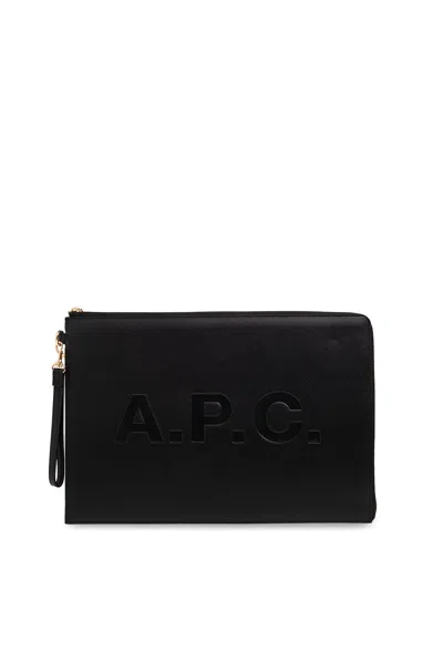 Apc Briefcase With Logo In Black