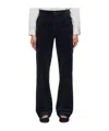 Apc Navy Brigitte Trousers In Black