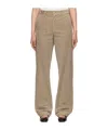Apc Brigitte Four-pocket Casual Pants In Brown