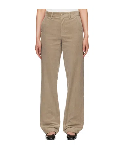 Apc Brigitte Four-pocket Casual Pants In Brown