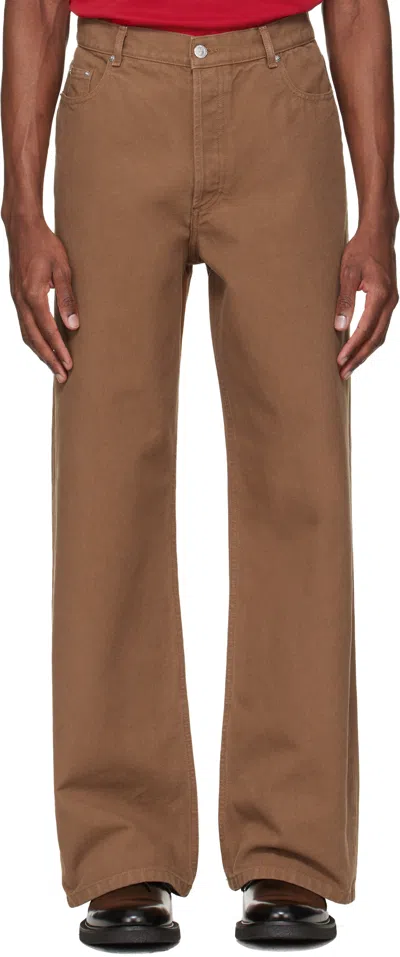 Apc Brown Aaron Jeans
