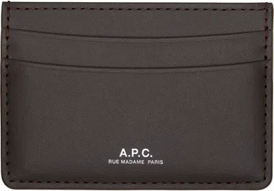 Apc Brown Andre Card Holder