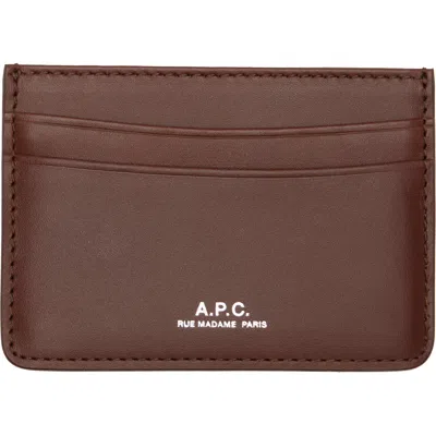 A.p.c. Brown André Card Holder