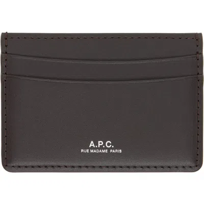A.p.c. Brown André Card Holder