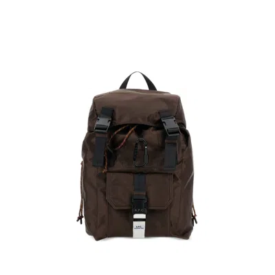 Apc A.p.c. Brown Backpacks Men