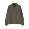 Apc Gilbert Checked Brushed Wool-blend Blouson Jacket In Brown