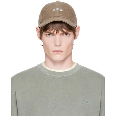 A.p.c. Brown Charlie Baseball Cap