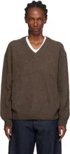 A.p.c. Brown Dany Sweater In Brown