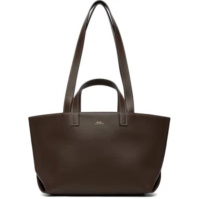 A.p.c. Brown Drummer Small Tote