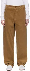 Apc Brown Fergus Trousers In Brown