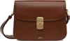 Apc A.p.c. Sac Grace Small Shoulder Bag In Cad Hazelnut