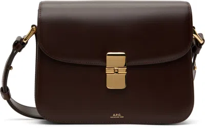 Apc Brown Grace Bag In Cat Brownie