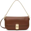 APC BROWN GRACE CHAIN SHOULDER BAG