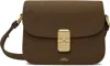 Apc Brown Grace Small Bag In Caa Brown
