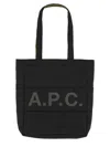 Apc Reversible Tote Lou Bag In Black