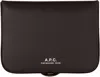 Apc Brown Josh Coin Wallet In Brown