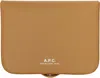 Apc Brown Josh Coin Wallet In Cau Peanut