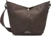 A.p.c. Brown Journal Satchel In Brown