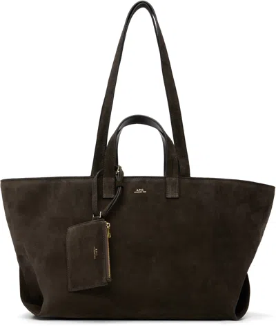 Apc Brown 'le Drummer' Tote