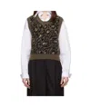 Apc Brown Léana Vest In Black