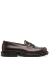 Apc Brown Leather A.p.c. X Marc Jacobs Loafers In Brown
