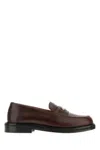 Apc Brown Leather Loafers In Brown