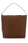 Apc Brown Leather Vera Shoulder Bag A.p.c. In Burgundy