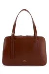 Apc A.p.c. Structured Shoulder Bag With Top Zip Closure
